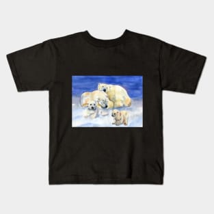 White bears Kids T-Shirt